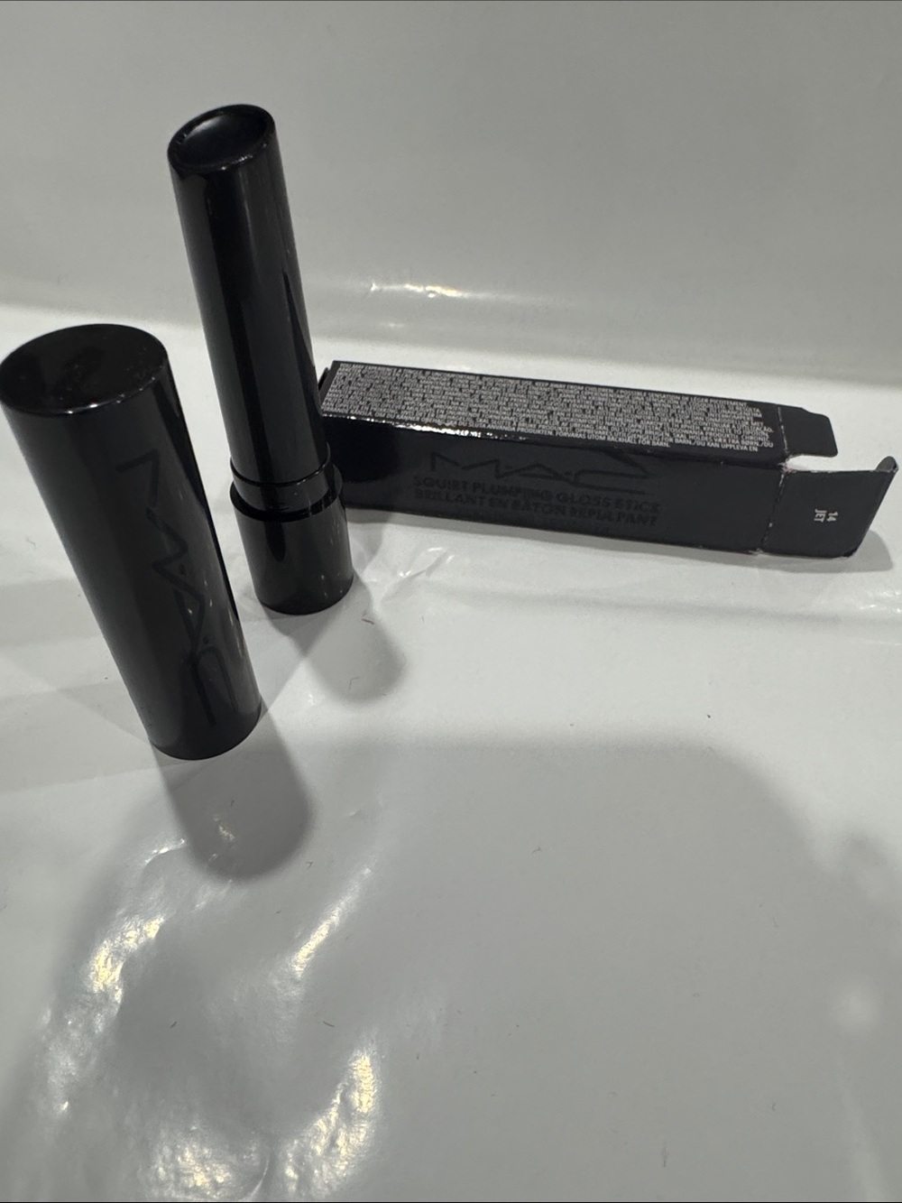 MAC Cosmetics Lipstick & Gloss Duo in Black Packaging jet 14